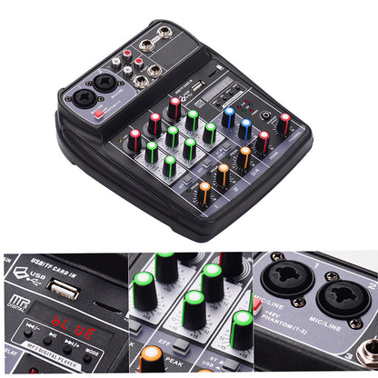 LIXADA AI-4: 4-Channel Portable Mixer with Wireless Connectivity