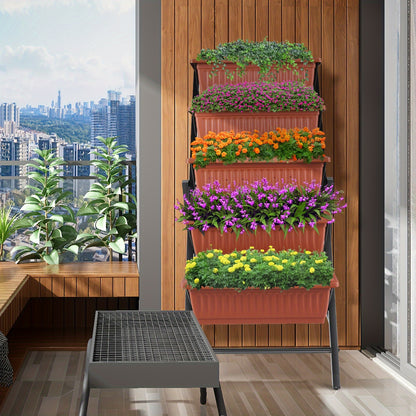 5-Tier Raised Garden Planter Box