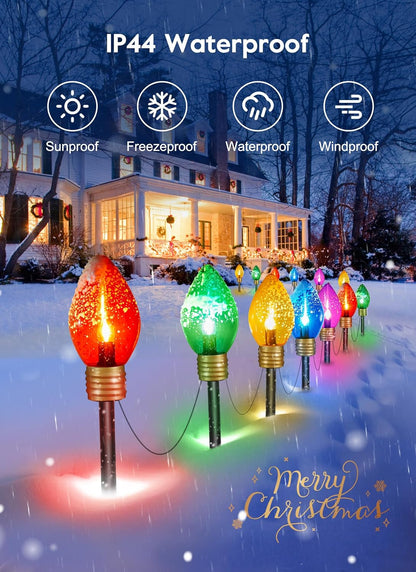 Christmas Lights Jumbo C9 Lawn Set