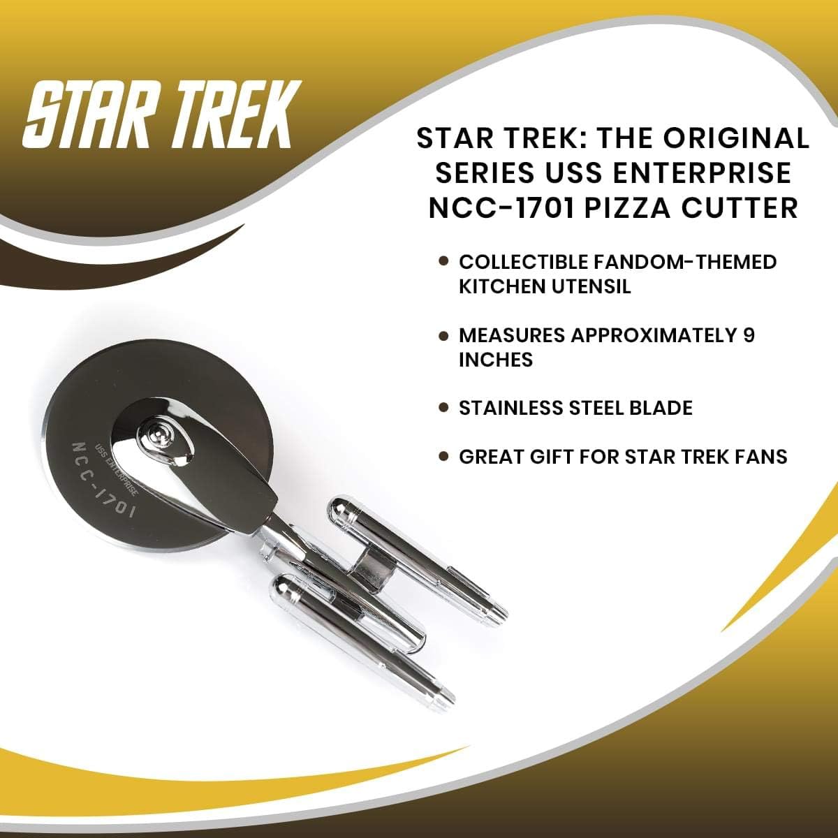 Star Trek USS Enterprise Pizza Cutter