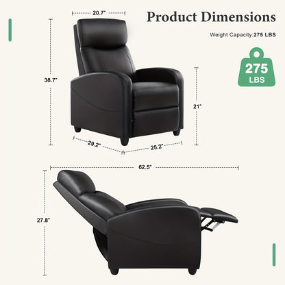 OLIXIS Luxury Leather Recliner