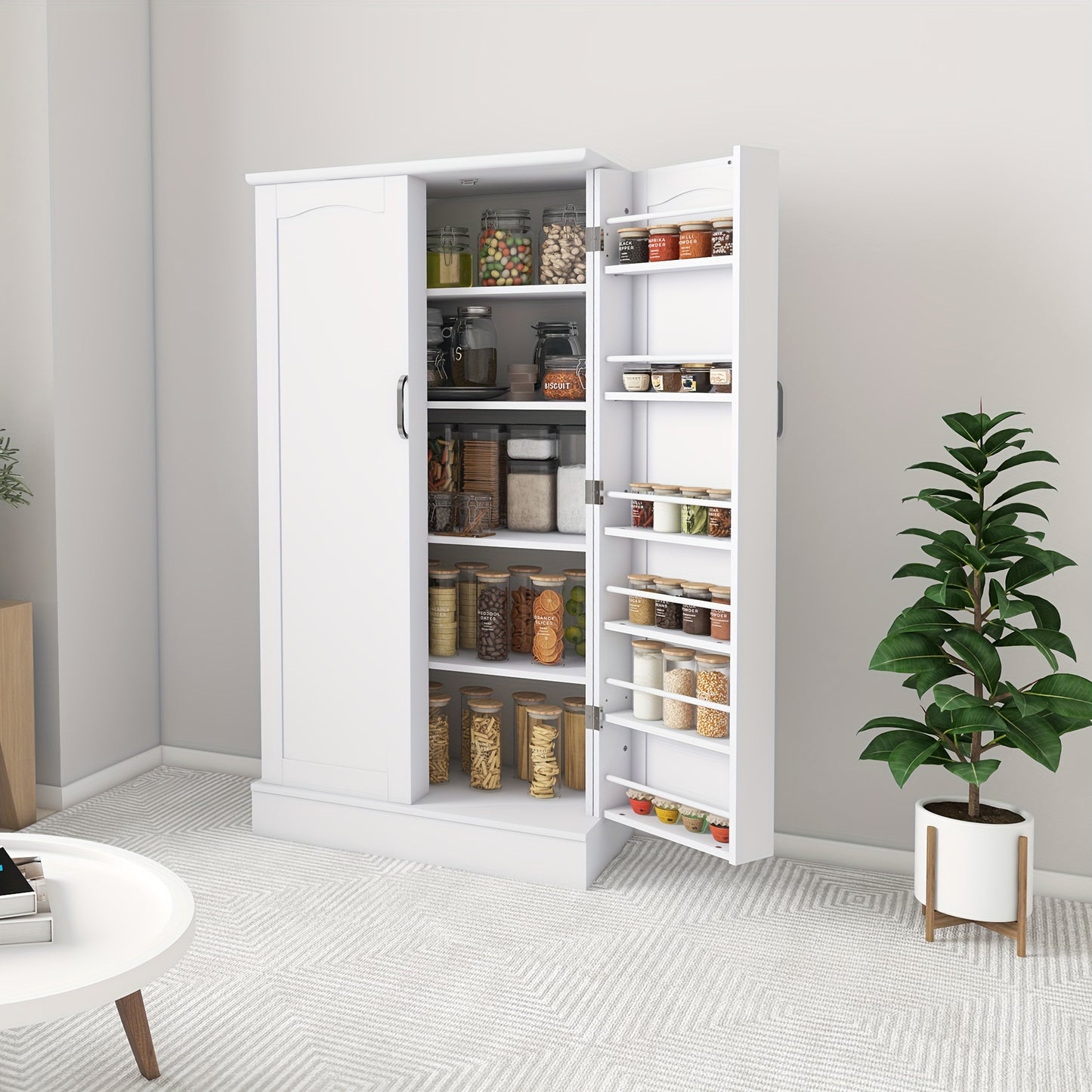 Kitchen Pantry Storage Cabinet