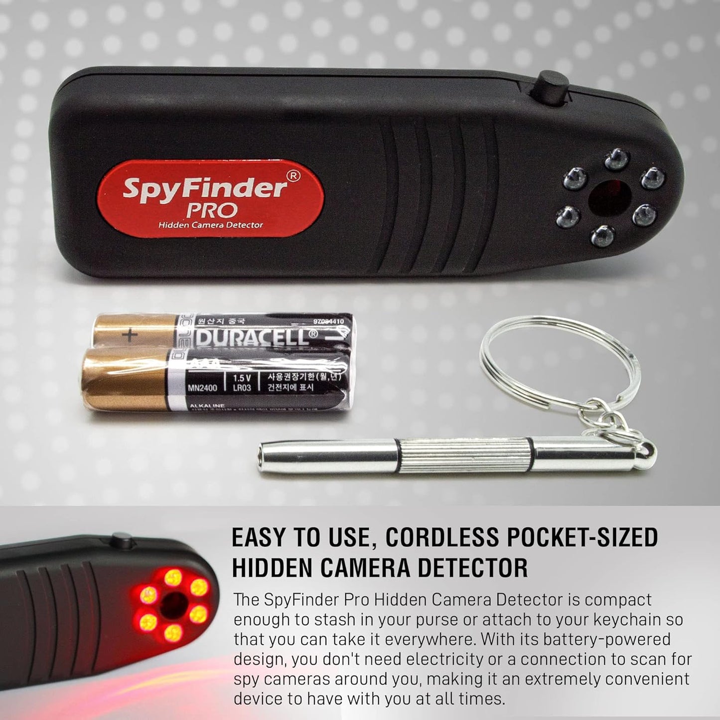 SpyFinder PRO Portable Hidden Camera Detector