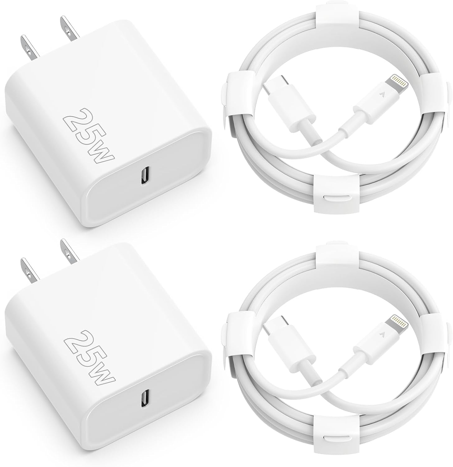 USB-C Charger for iPhone (2-Pack)