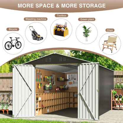 Polar Aurora Outdoor Storage Shed