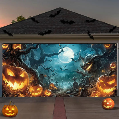 Halloween Garage Door Banner