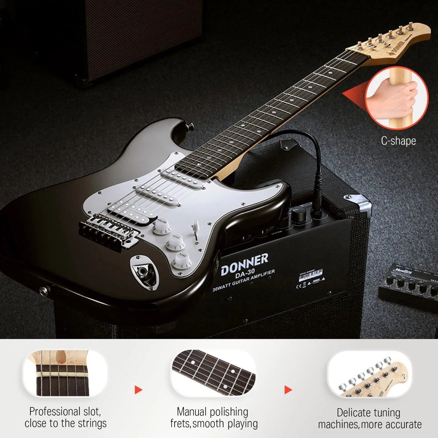 DONNER Electric Guitar Starter Kit