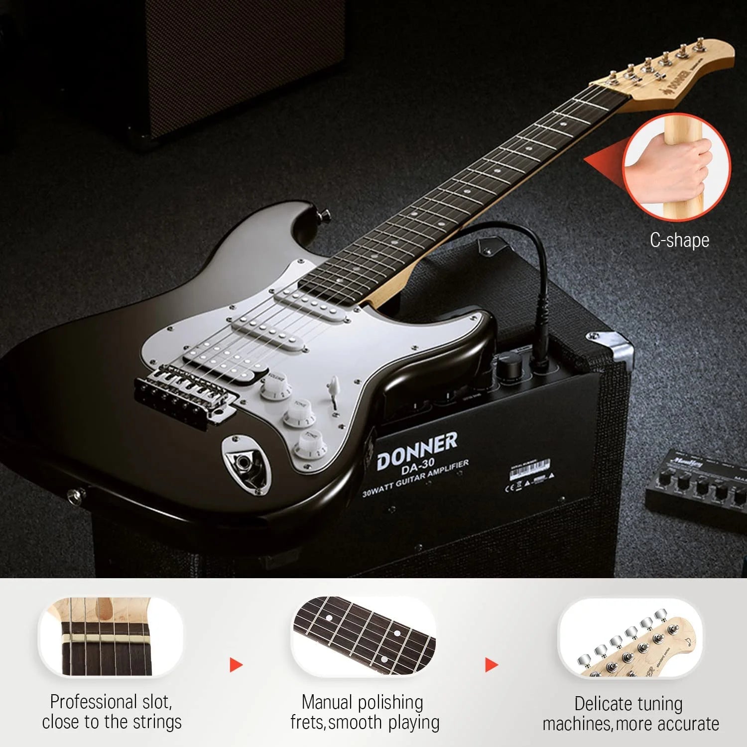 DONNER Electric Guitar Starter Kit