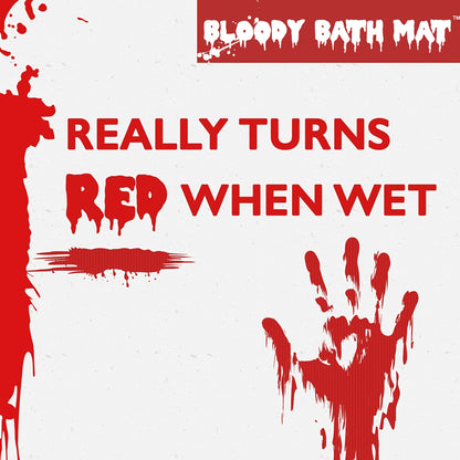 Shocking Blood-Turning Bath Mat