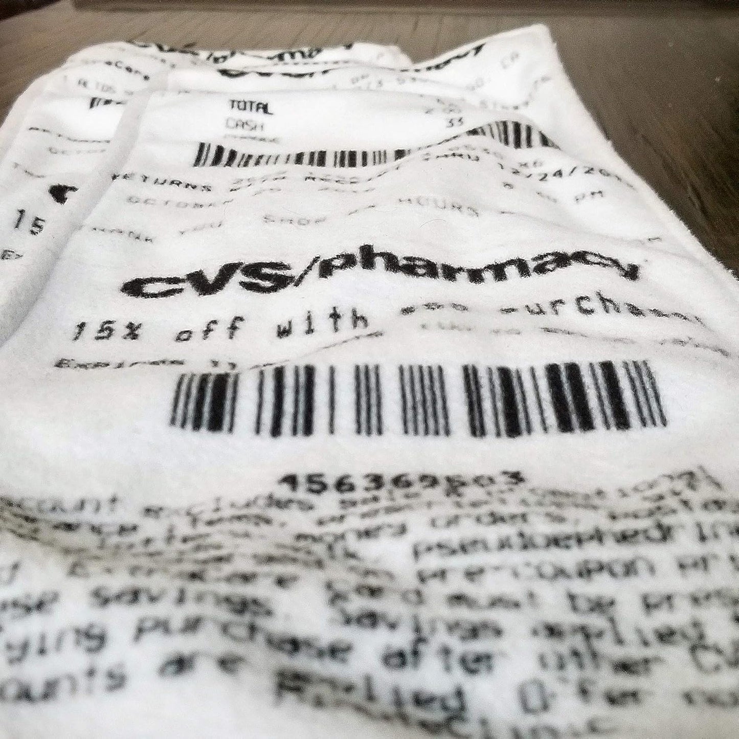 CVS Receipt Scarf for Women