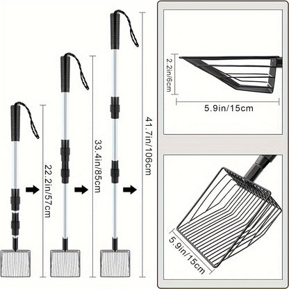 3-in-1 Adjustable Chicken Coop Scooper