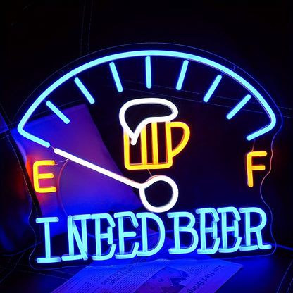 "Beer O'Clock" Neon Light