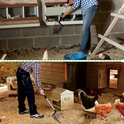 3-in-1 Adjustable Chicken Coop Scooper