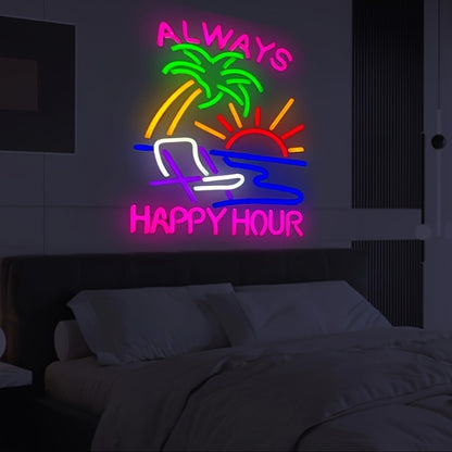 "Happy Hour" Neon Sign