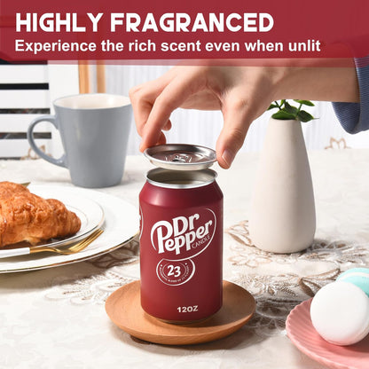 Dr Pepper-Scented Wax Candle