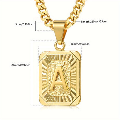 A-Z Pendant Letter Necklace