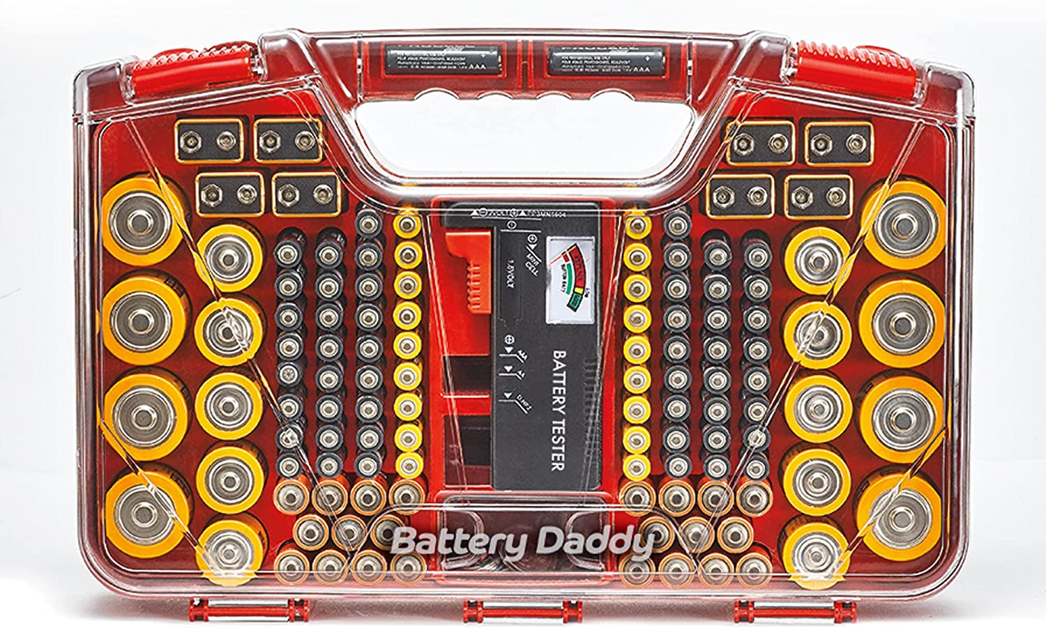 Battery Daddy Organizer with Tester