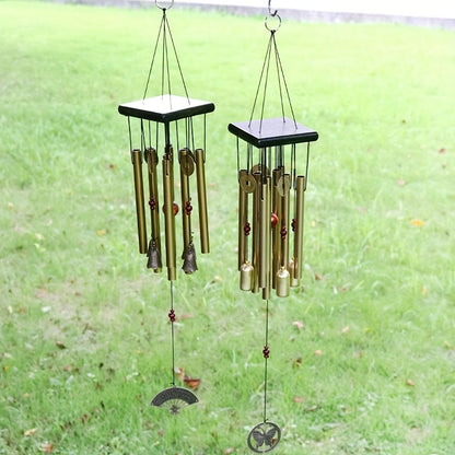 Golden Antique Copper Bell Wind Chimes