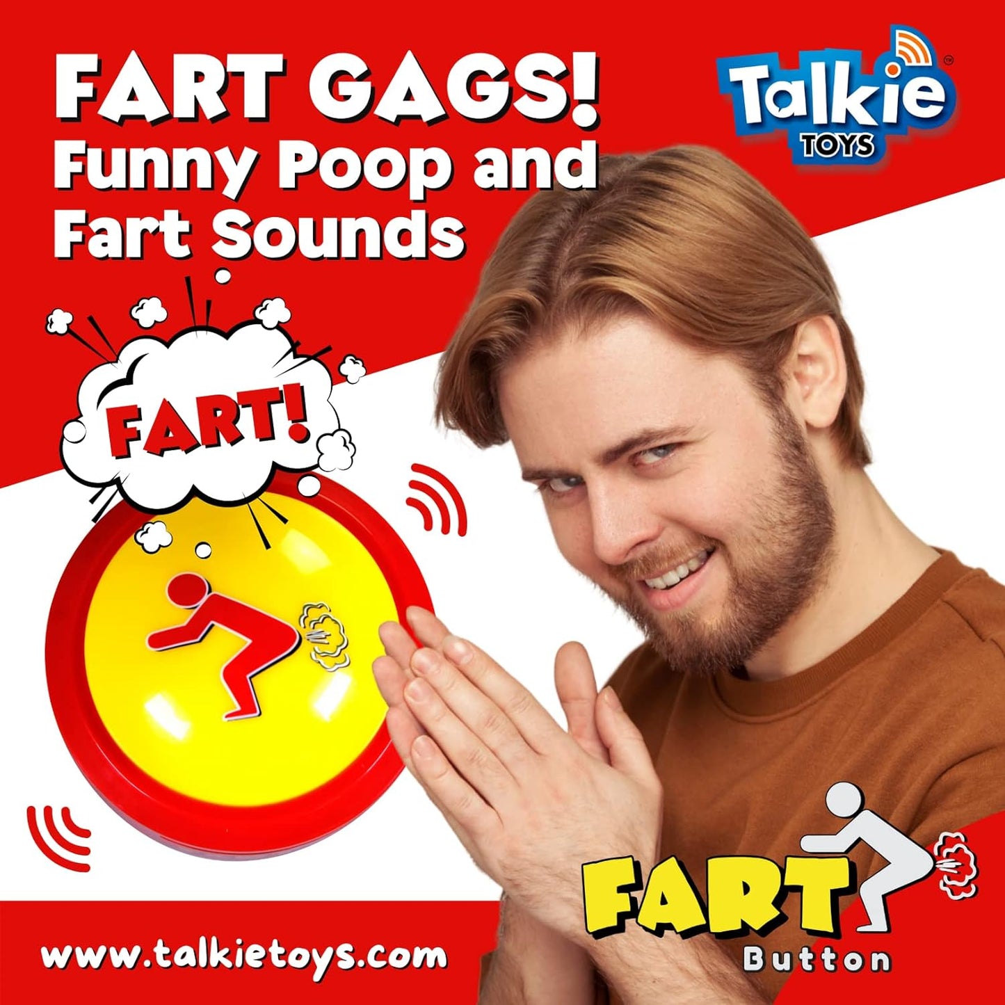 TALKIE TOYS Fart Button Toy