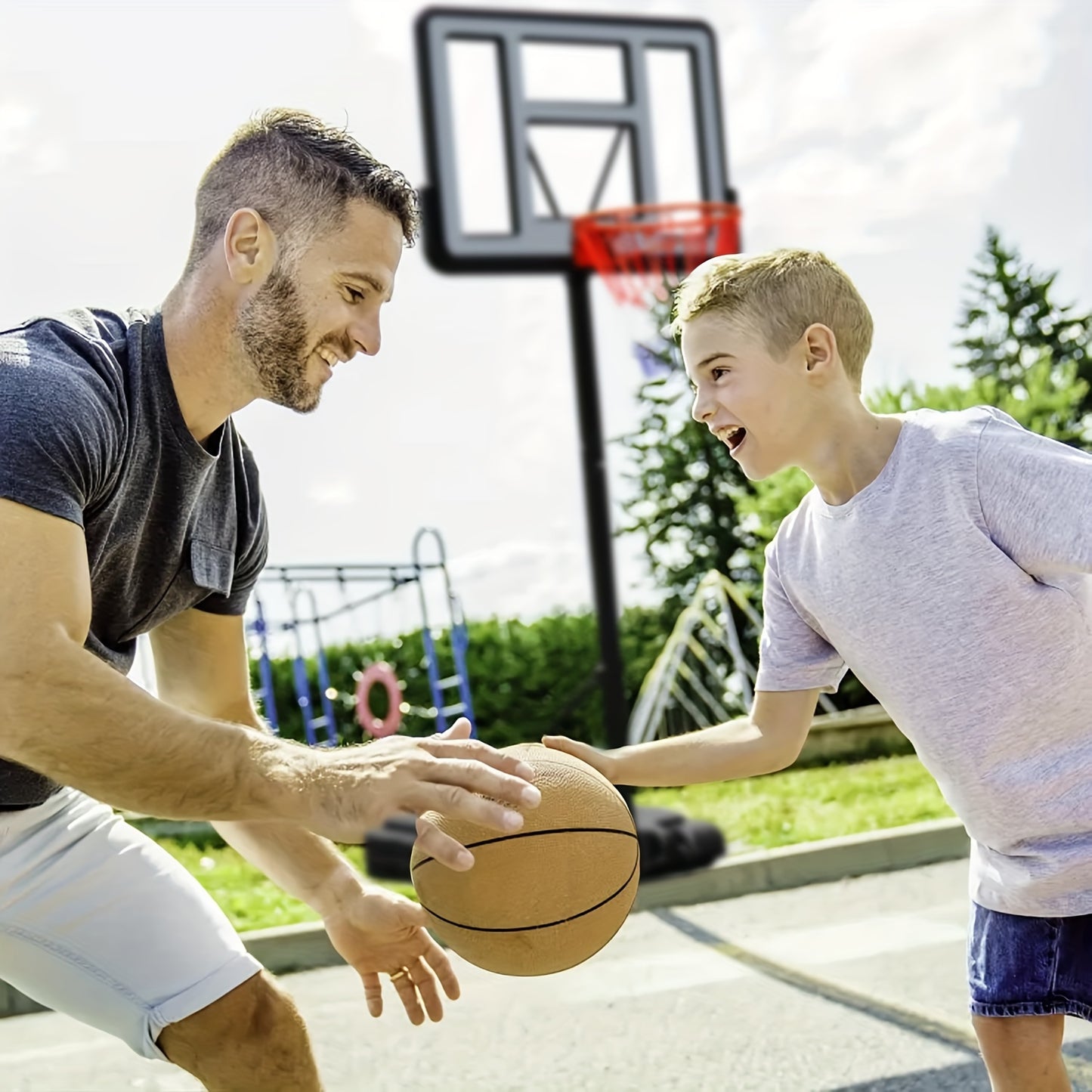 Portable 44in Outdoor Basketball Hoop