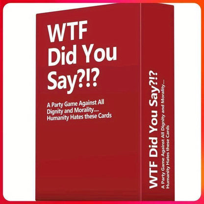 Adult Party Card Game: WTF Did You Say?