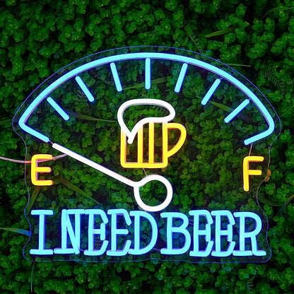 "Beer O'Clock" Neon Light