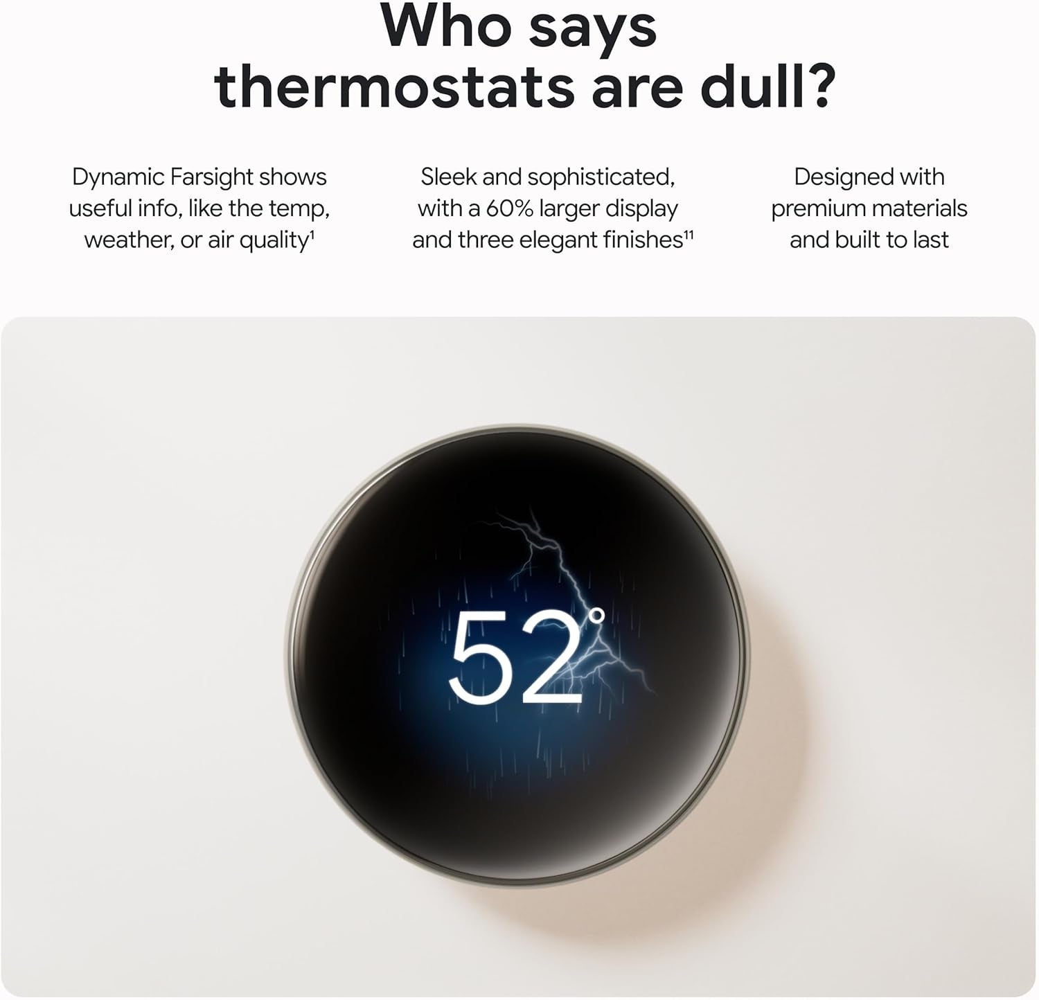 GOOGLE 4th-Gen Learning Thermostat