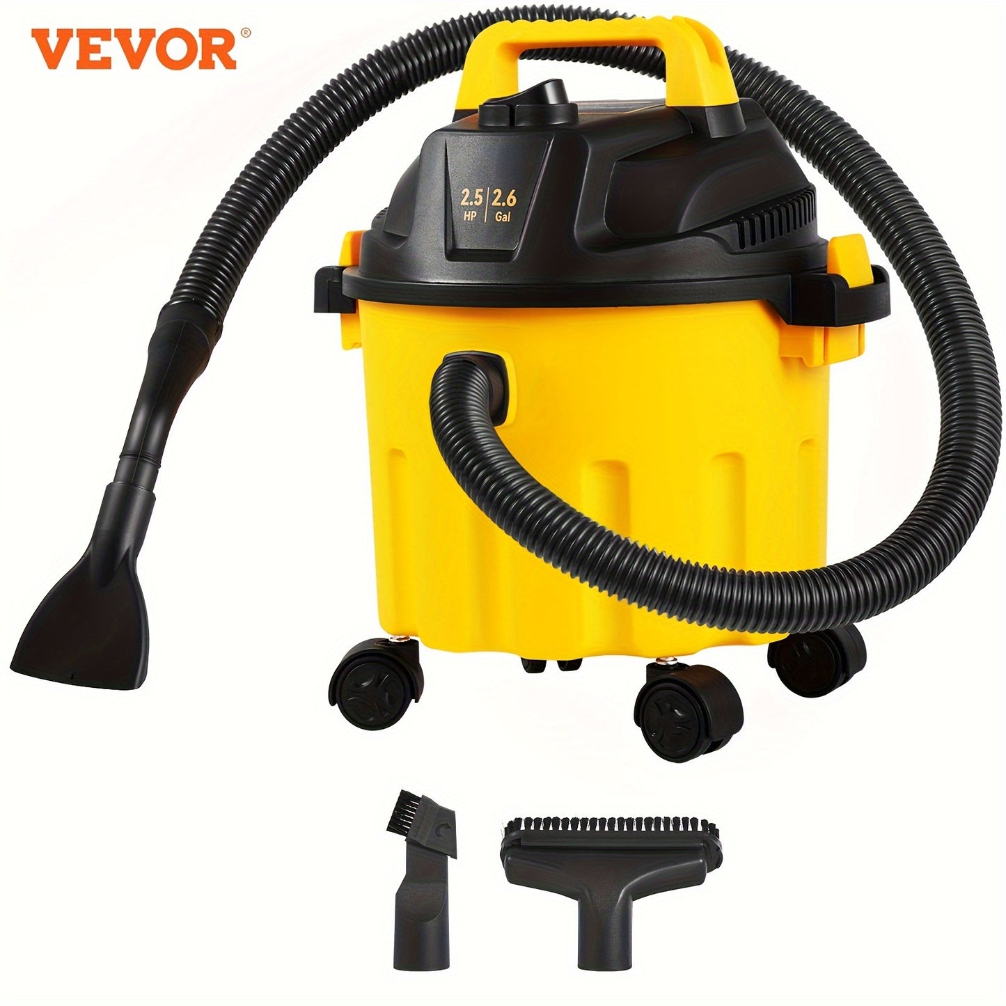 VEVOR 2.6 Gallon Wet-Dry Vac