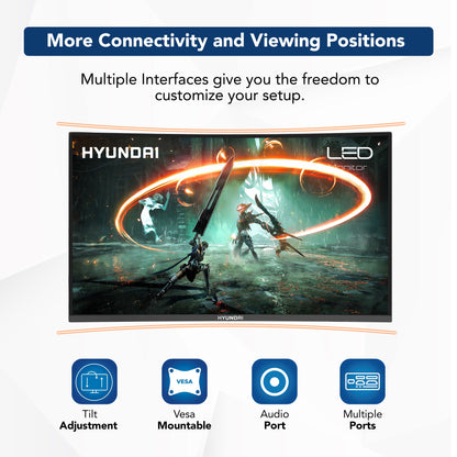 HYUNDAI 32-Inch Curved Gaming Monitor