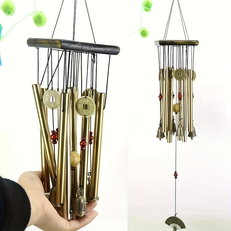 Golden Antique Copper Bell Wind Chimes