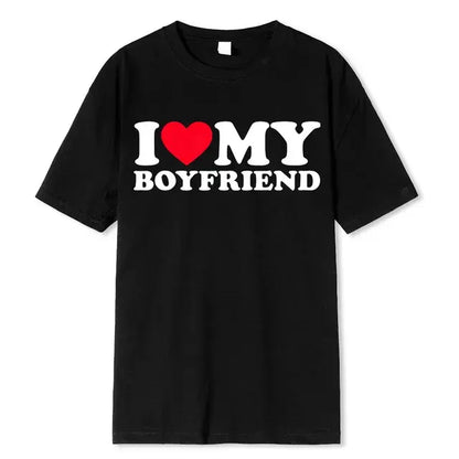 Couples T-Shirt: I Love My Boyfriend/Girlfriend