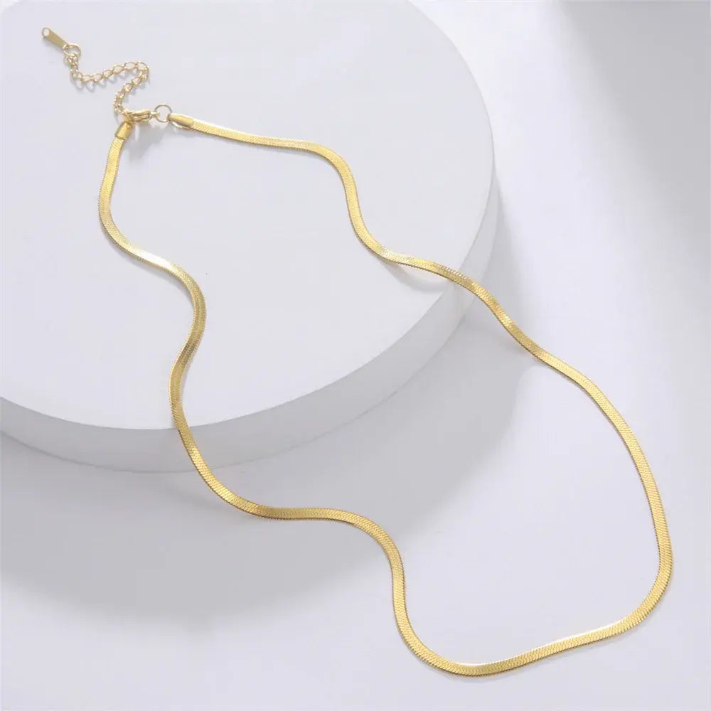 Versatile Unisex Snake Chain Necklace