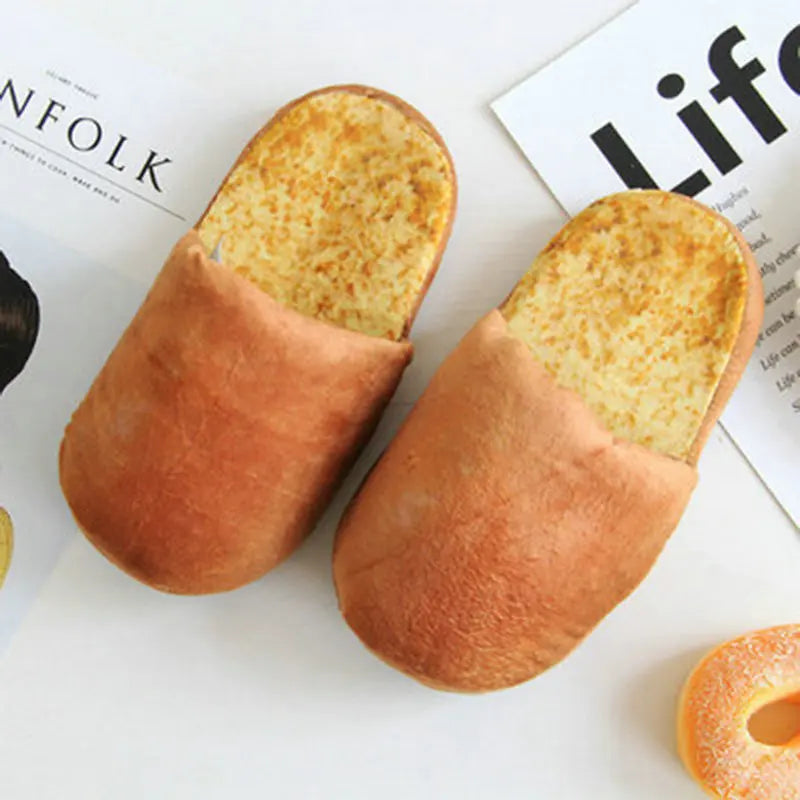 Unisex Bread Slippers