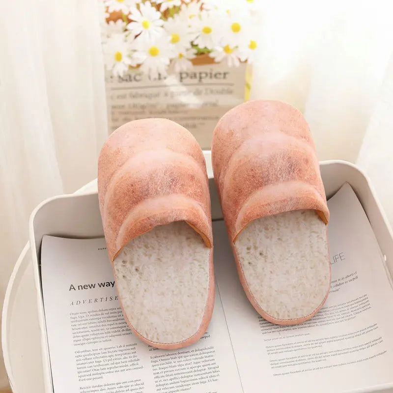 Unisex Bread Slippers