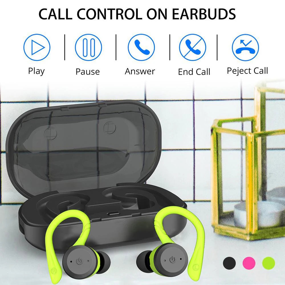 TWS IPX7  Waterproof Bluetooth Earbuds