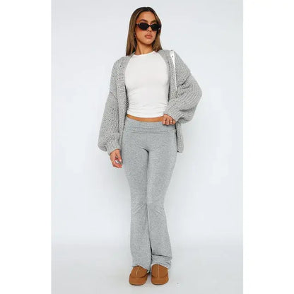 Women's Solid Flare Pants