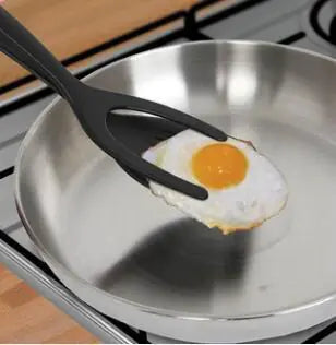 Grip And Flip 2-in-1 Tongs Egg Spatula