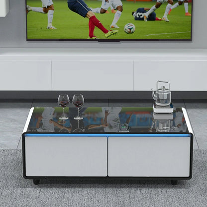 Coffee Table with Built-in Fridge