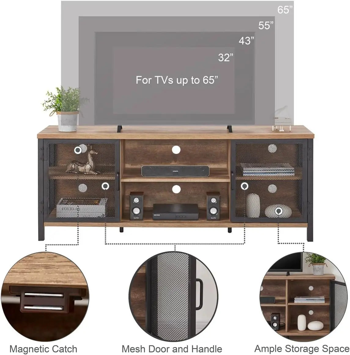 FATORRI Industrial TV Stand