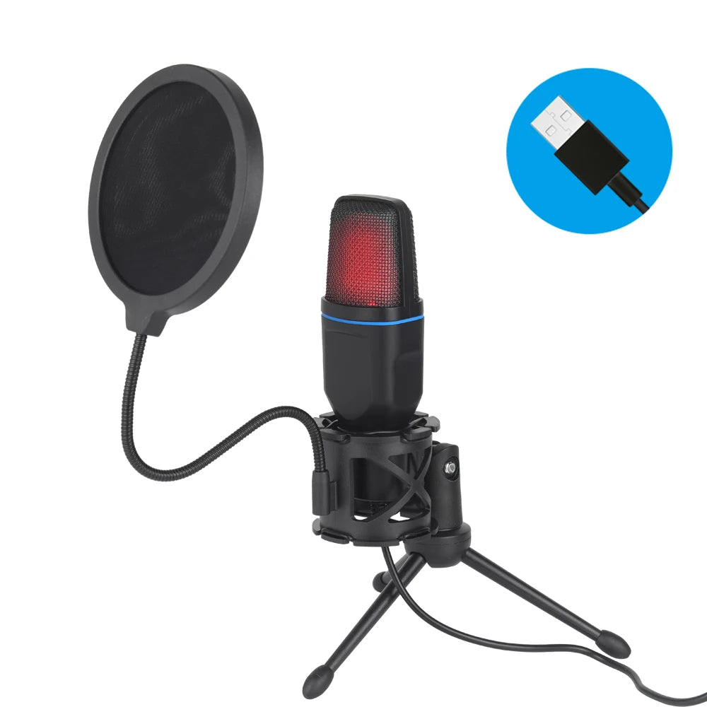 USB Microphone for Laptop & Desktop