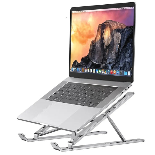 Foldable Aluminum Portable Laptop Stand for MacBook & PC