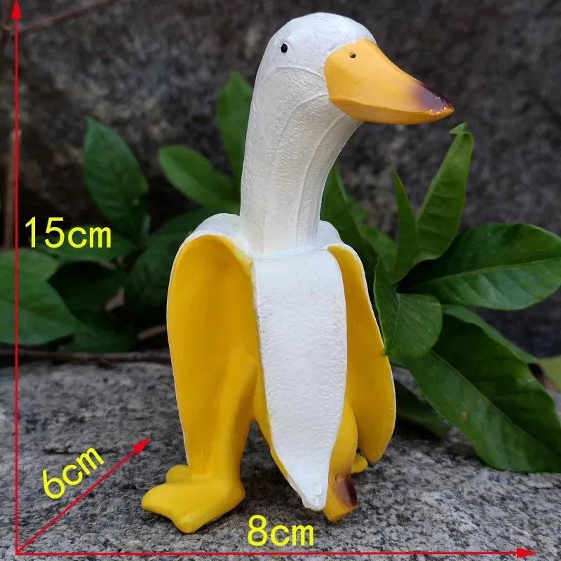 Banana Duck Garden Decor Statues