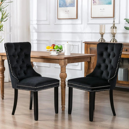 Velvet Dining Chairs Set of 4