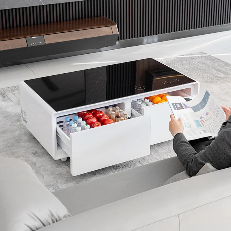 Coffee Table with Built-in Fridge