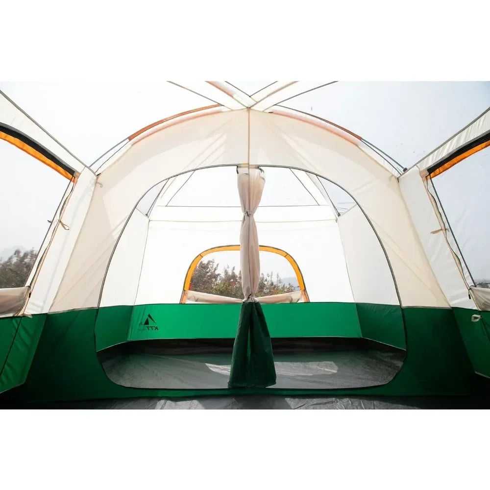 2-Room Spacious Camping Tent