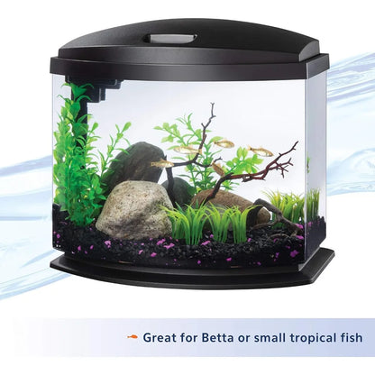 5-Gallon LED Small Aquarium Fish Tank