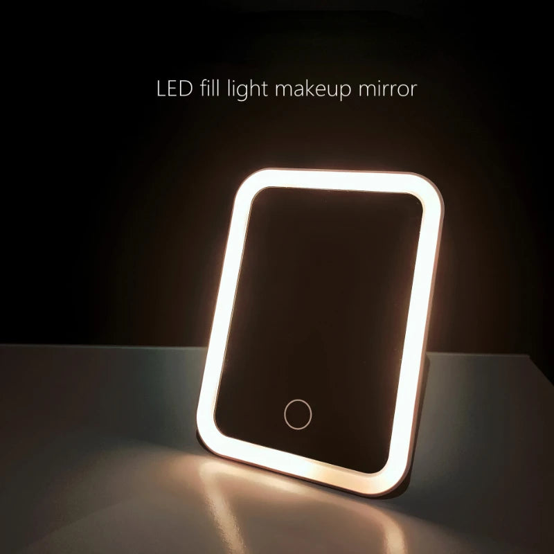 USB Rechargeable Lighted Makeup Mirror