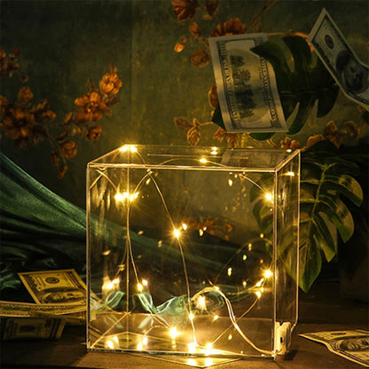 12CM Transparent Acrylic Piggy Bank