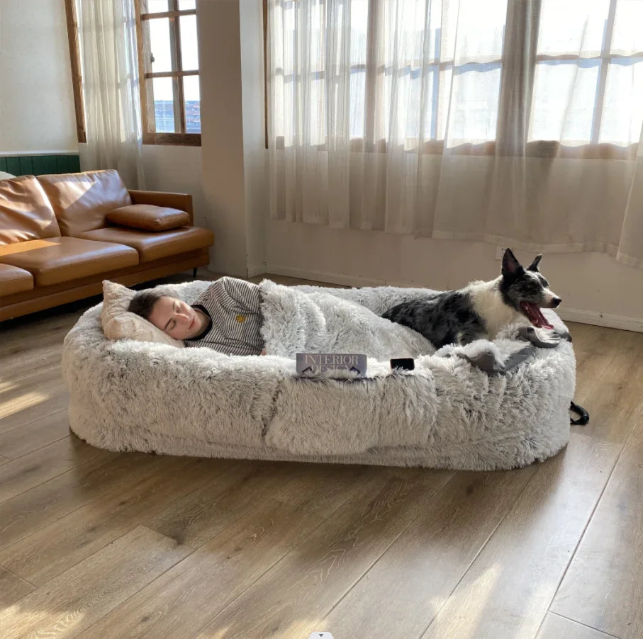 Human-Sized Jumbo Dog Bed