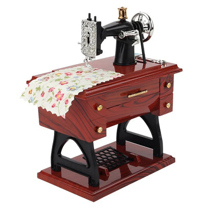 Mini-Sewing Machine Music Box